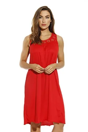 1541B-Red-L Just Love Nightgown / Women Sleepwear / Sleep Dress