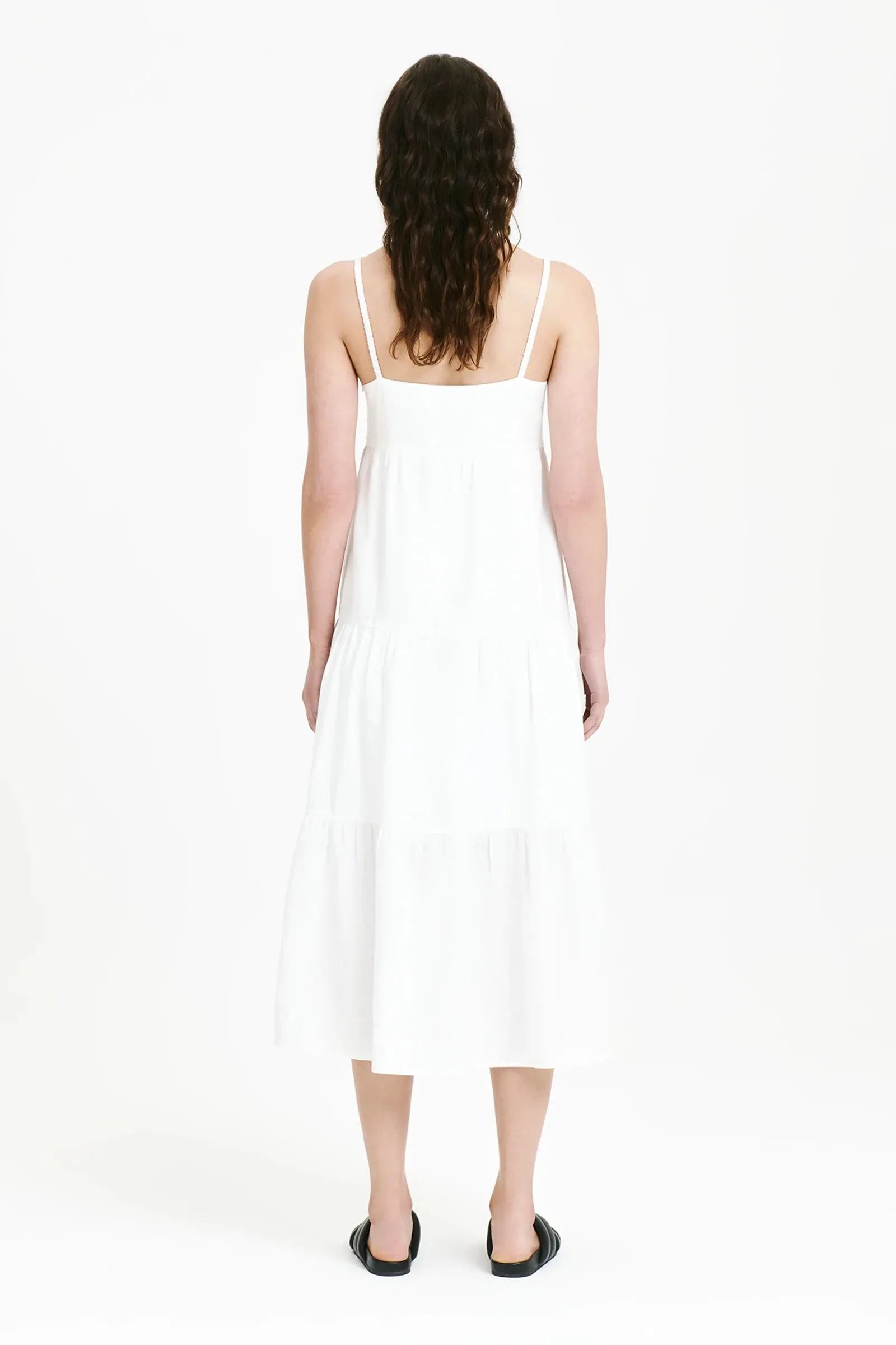 Austin Midi Dress White