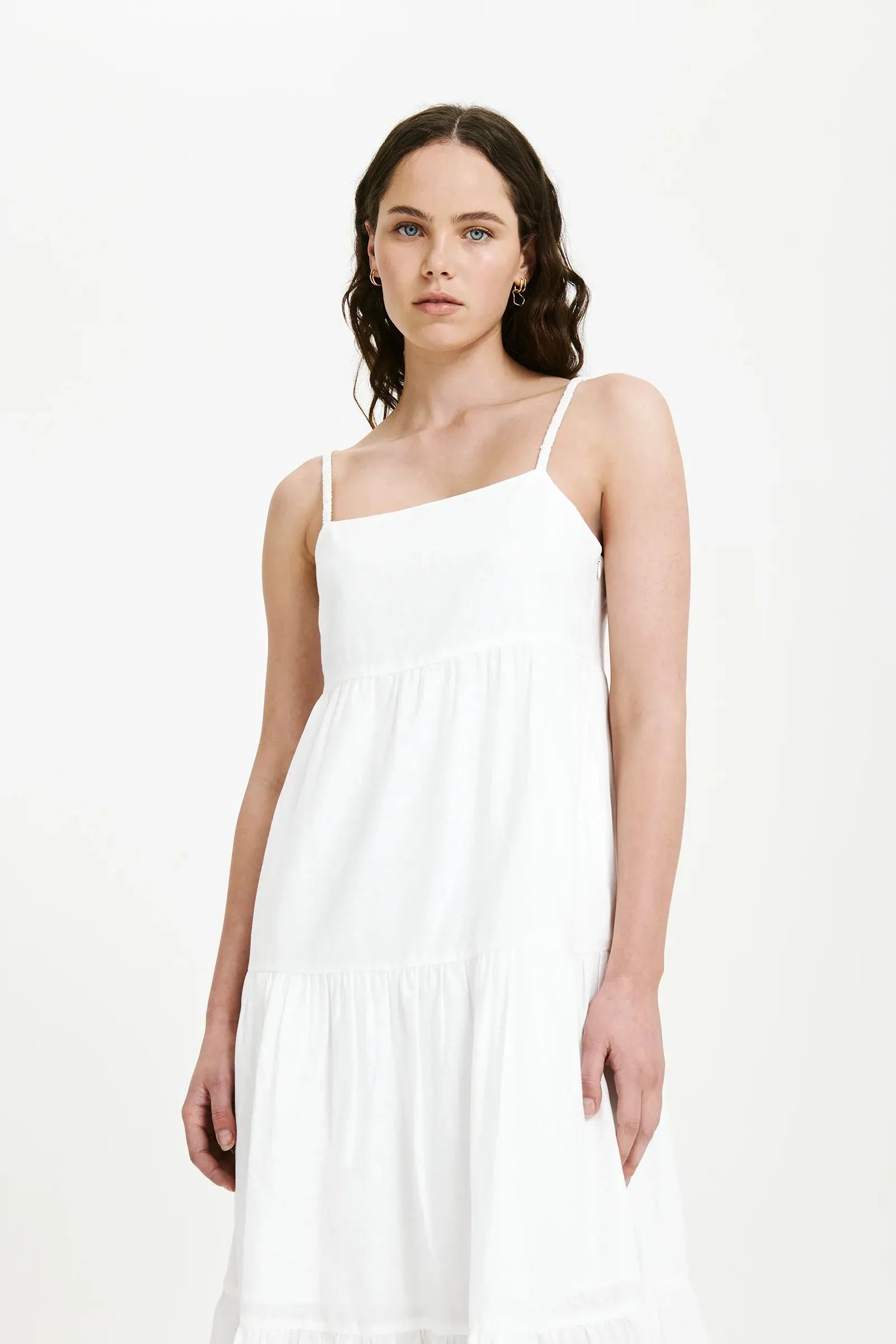 Austin Midi Dress White