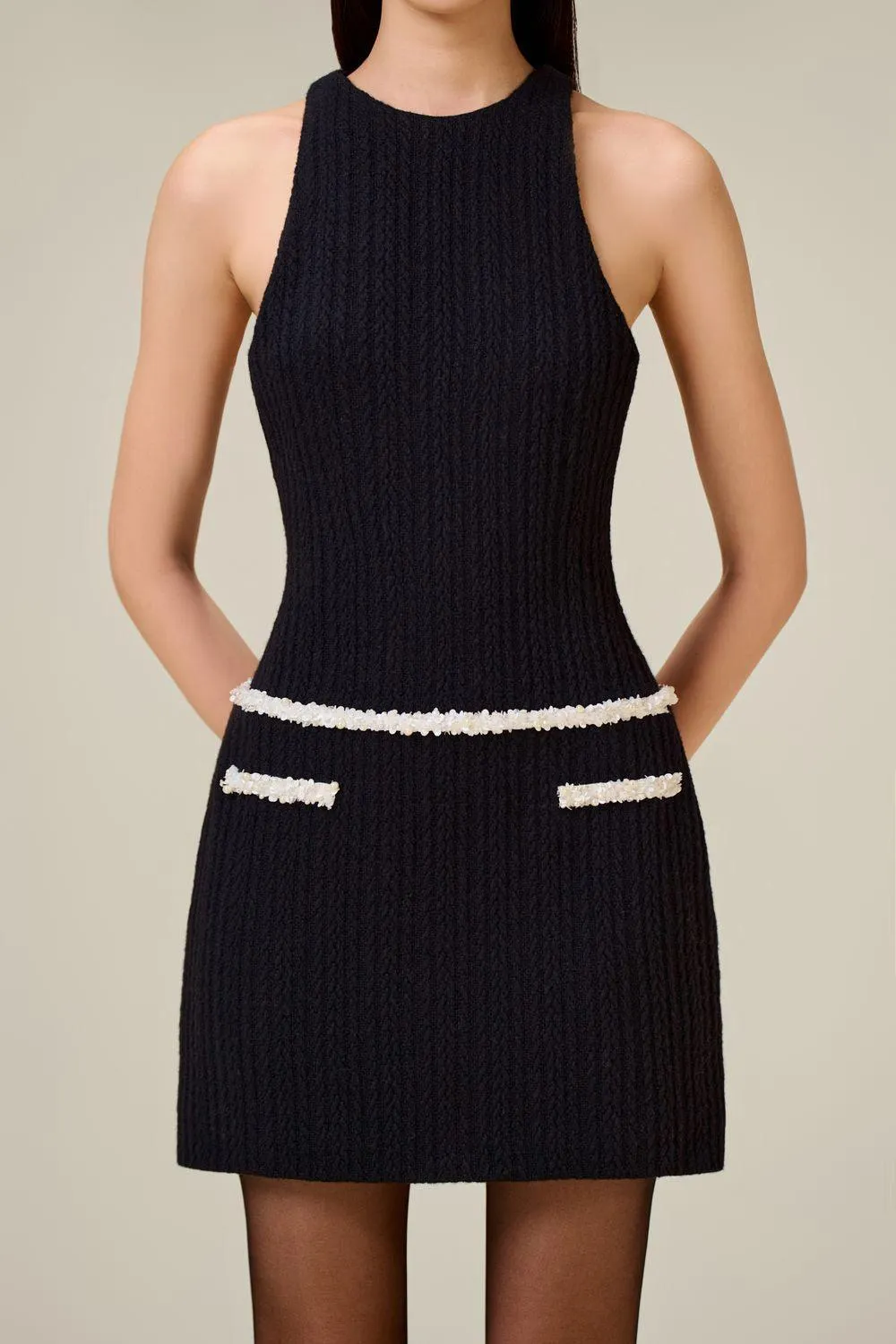 Beaded Knit Dress