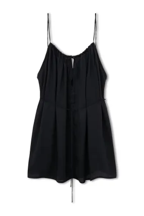 Black Lenzing Tencel Mini Dress