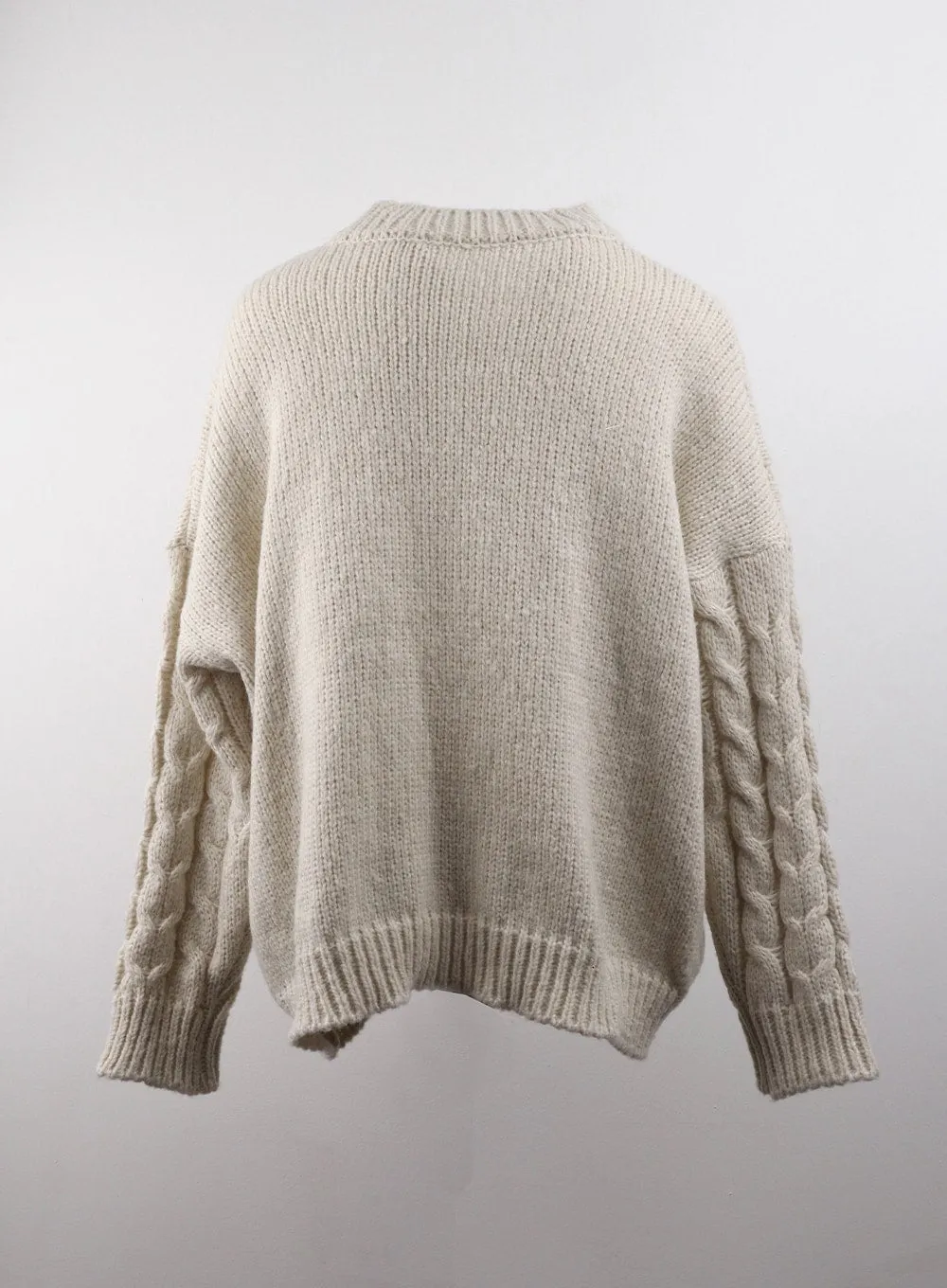 Cable Knit Sweater Mini Dress CJ405