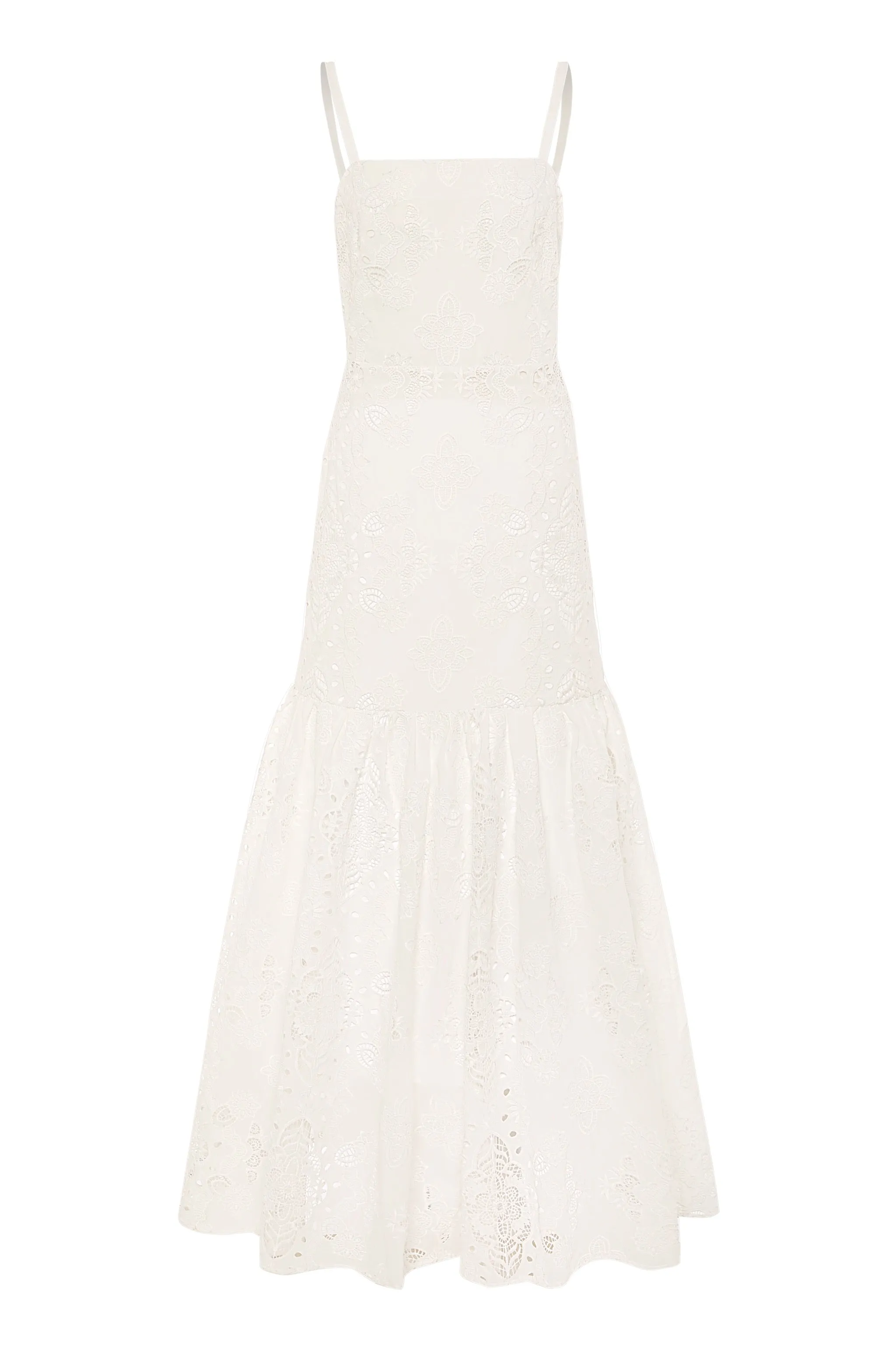 Cordiela Lace Maxi Dress - White