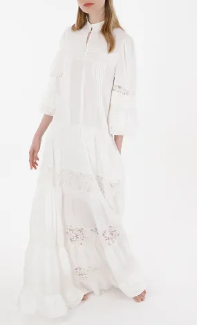 ESPECIA Matricaria Maxi Dress - Off White