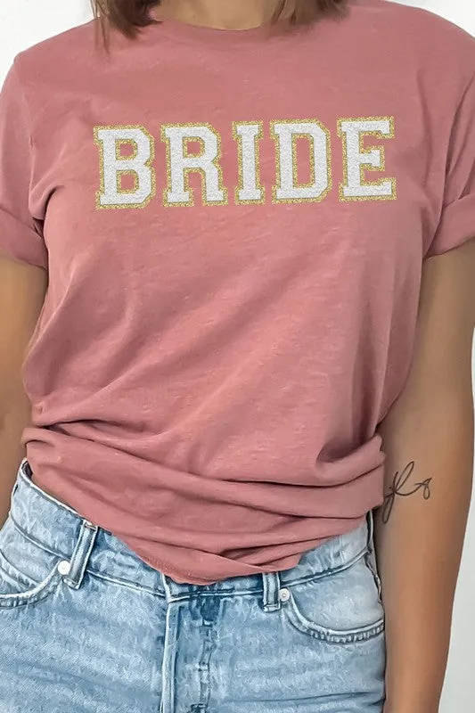 Explore More Collection - Bride Faux Chenille Graphic Tee