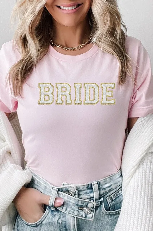 Explore More Collection - Bride Faux Chenille Graphic Tee