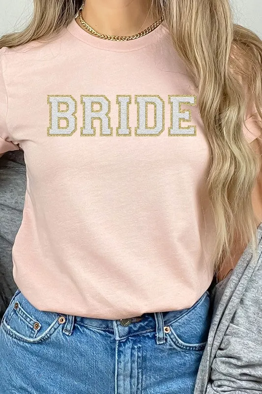 Explore More Collection - Bride Faux Chenille Graphic Tee