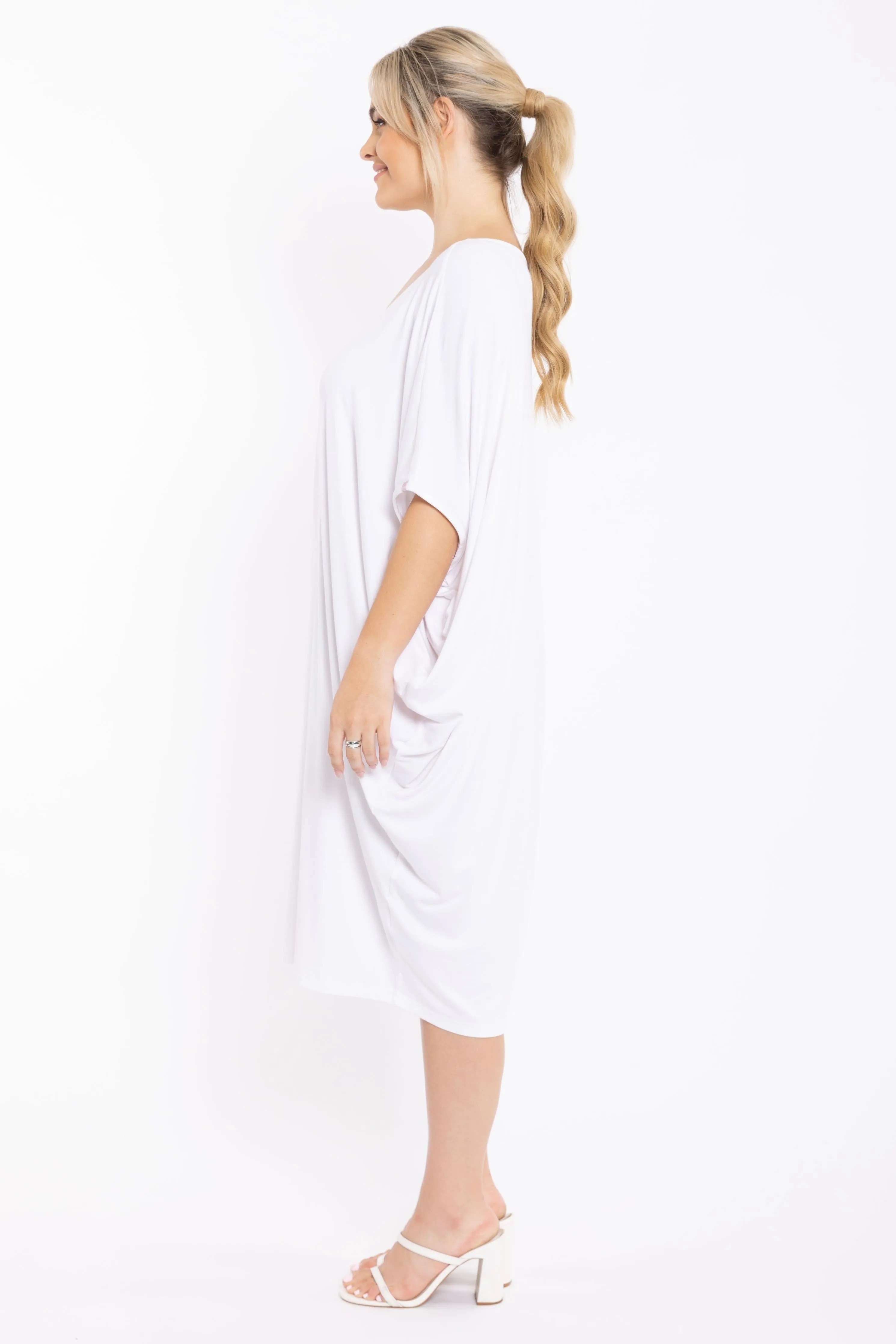 FINAL SALE Miracle Dress in White