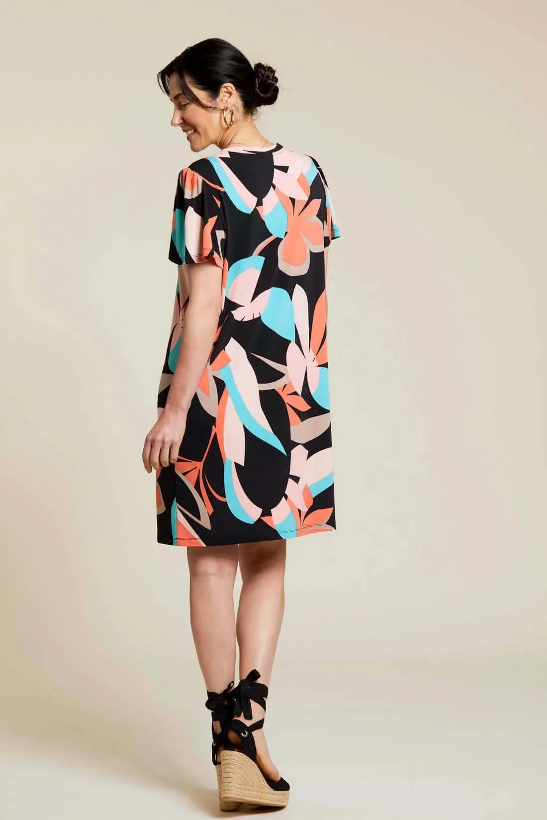 Flutter Sleeve Dress