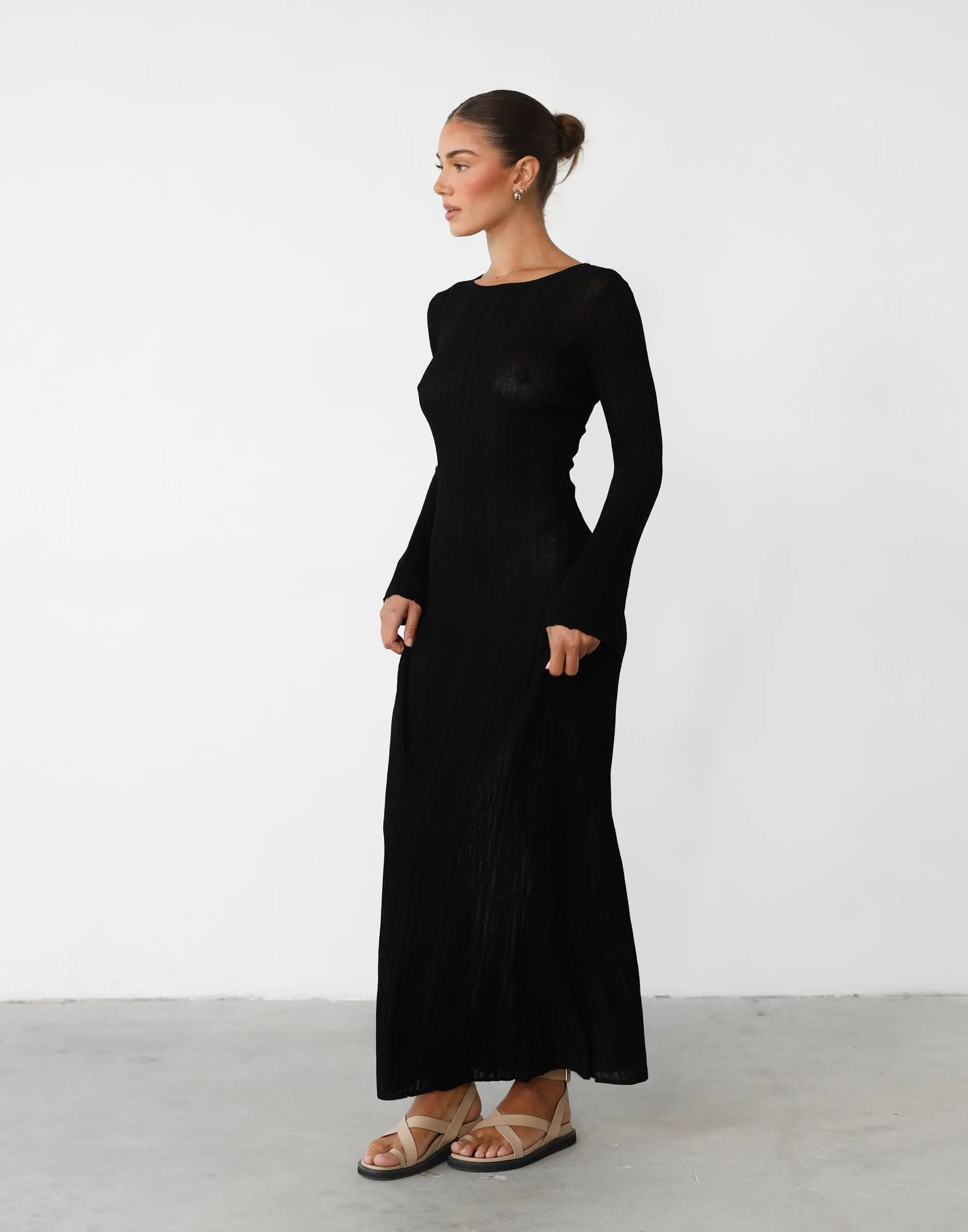 Harmonia Maxi Dress (Black)