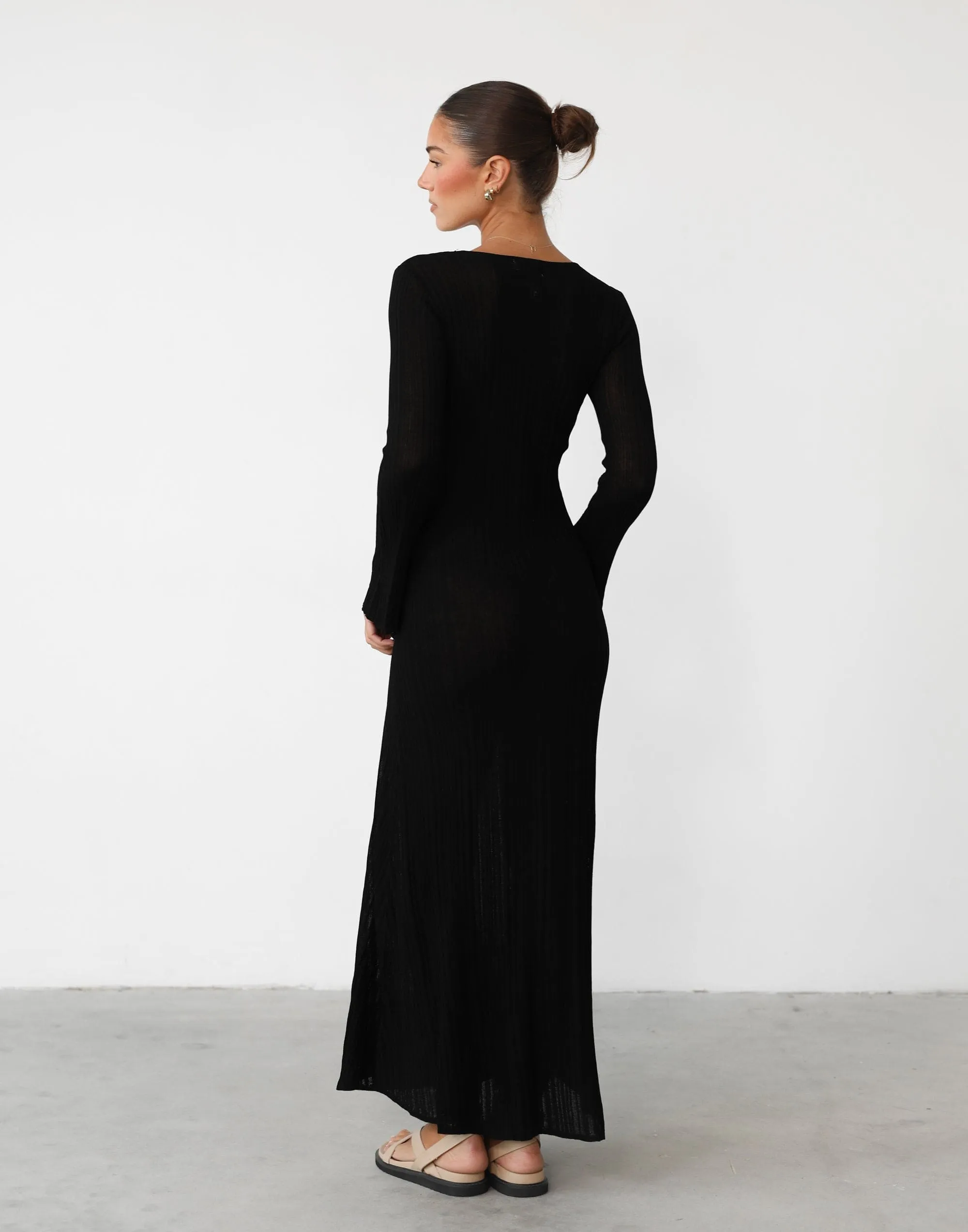 Harmonia Maxi Dress (Black)