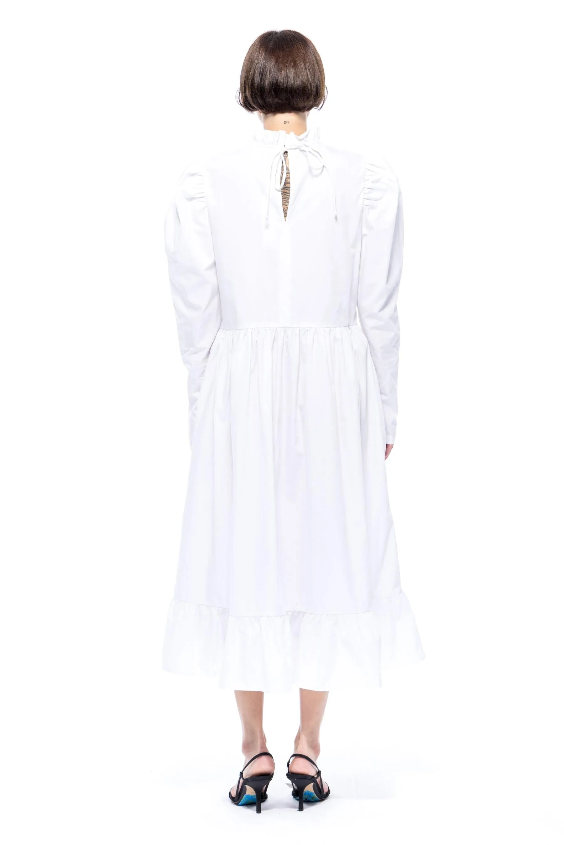 Classic White Beach Dress Inspired by Honey Ryder