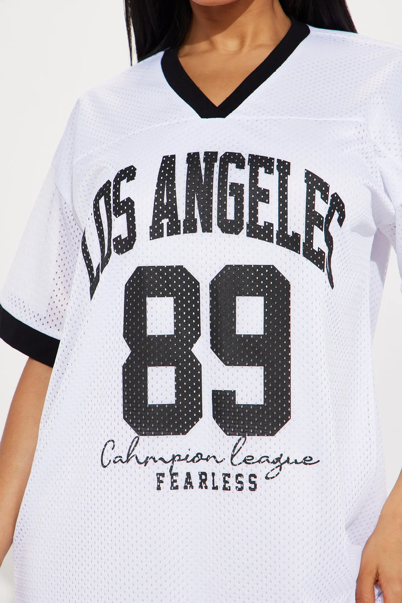 Los Angeles Baby Jersey Mini Dress - White