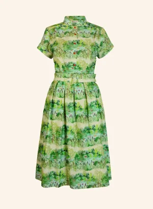 Louise Dress - Green Wild Swimmers