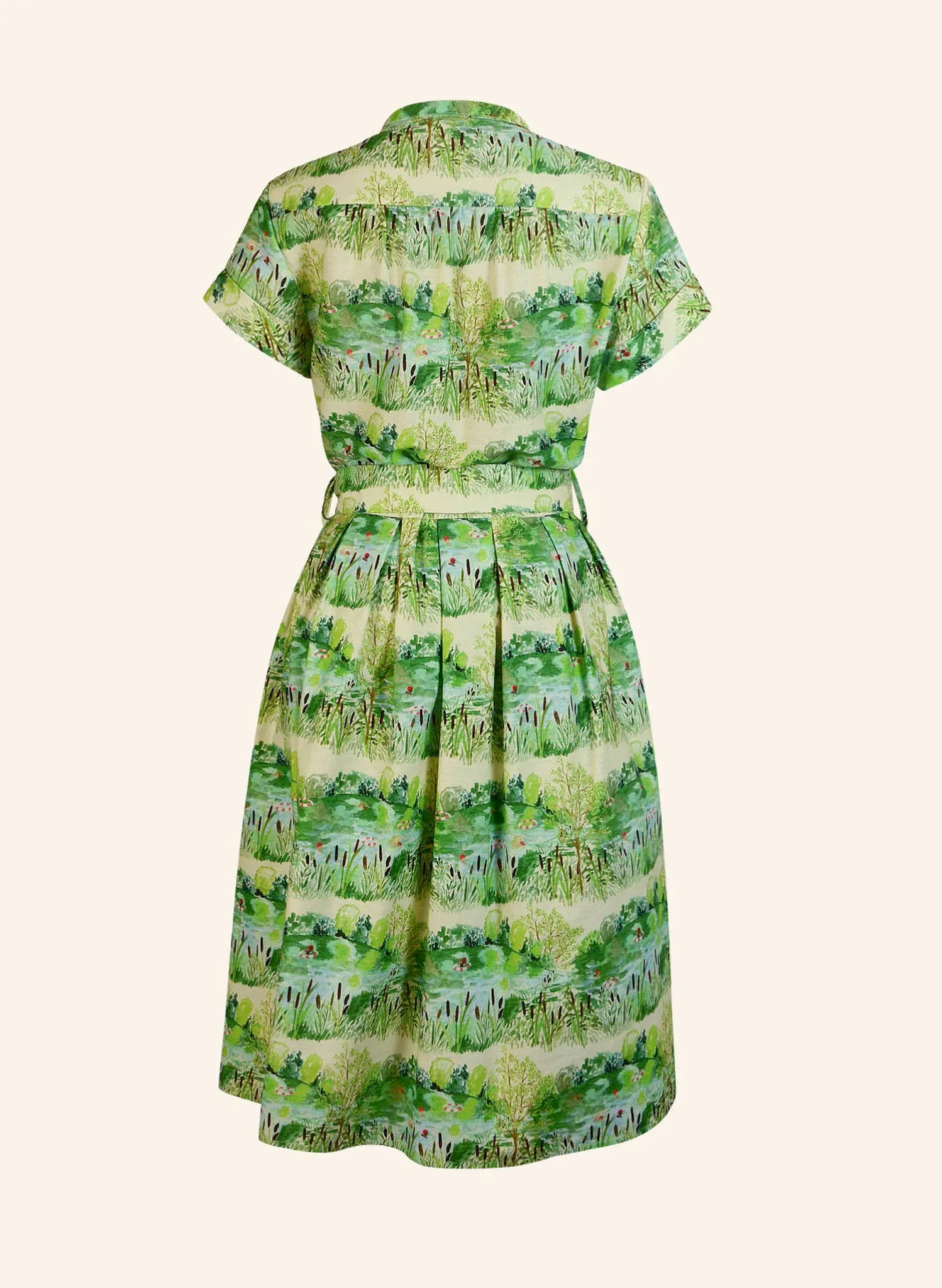 Louise Dress - Green Wild Swimmers