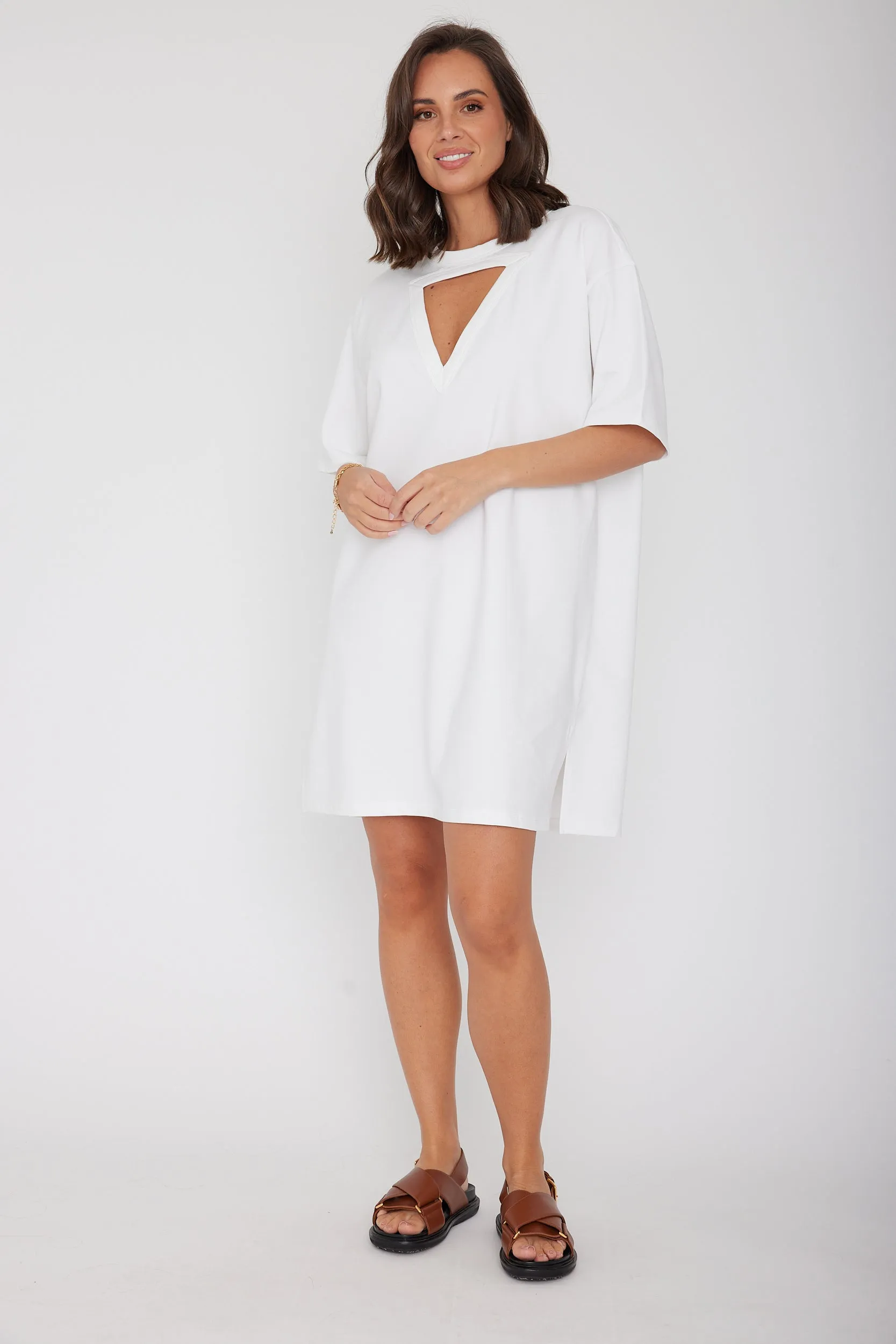 MARCUS Mini Dress White