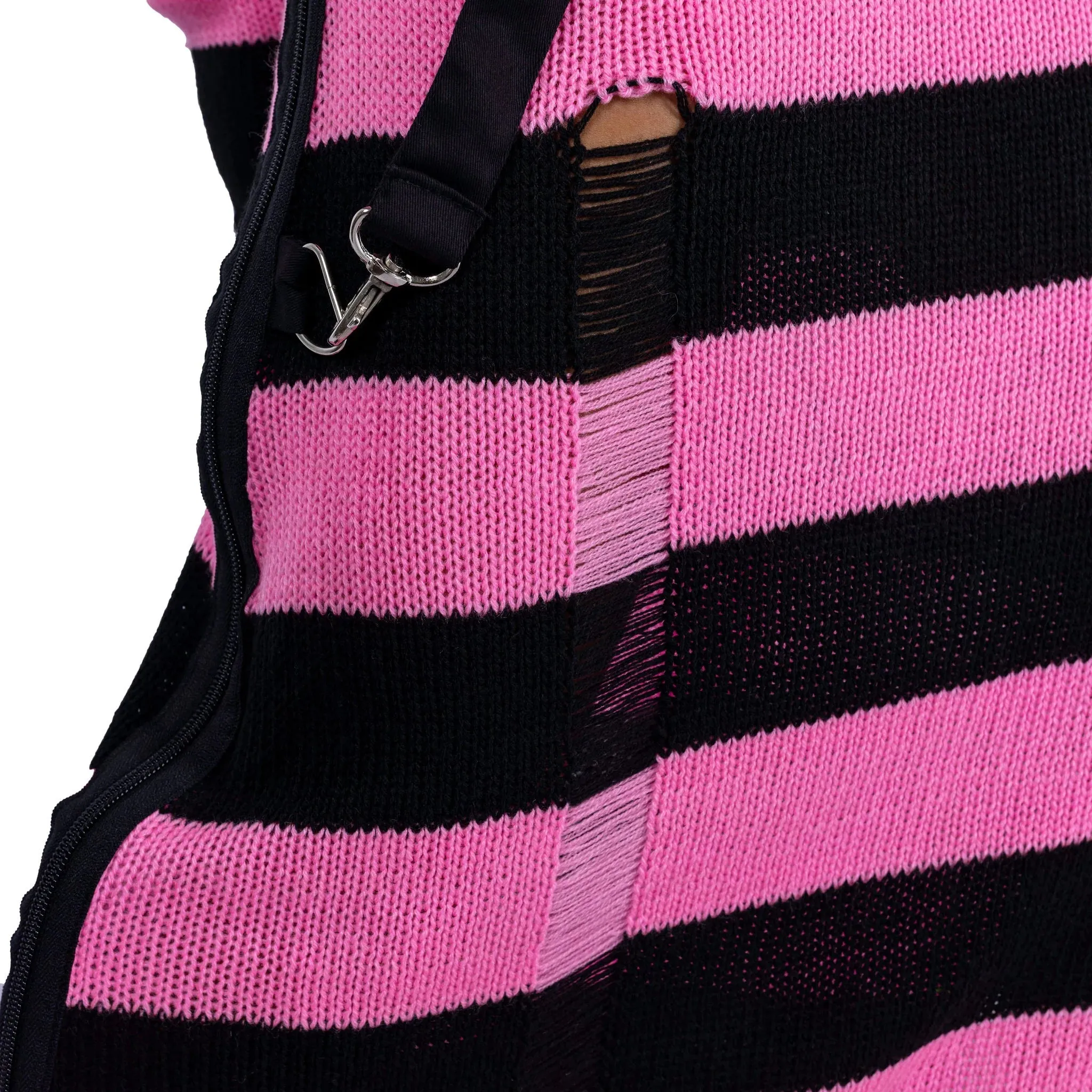 PETUNIA DRESS - BLACK/PINK