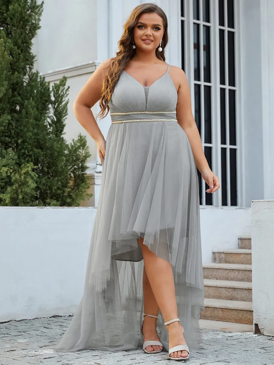 Plus Size Wholesale High Low Prom Dresses With Spaghetti Straps