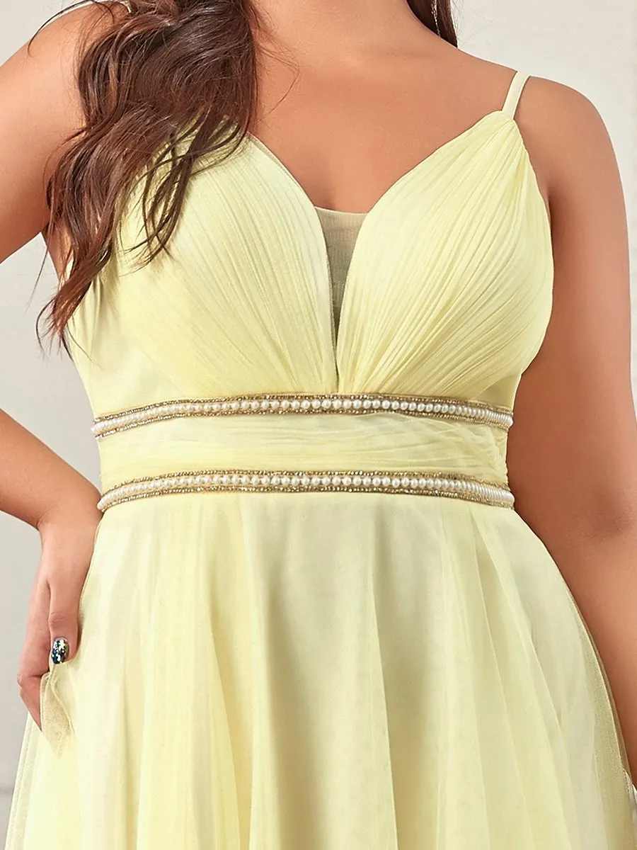 Plus Size Wholesale High Low Prom Dresses With Spaghetti Straps