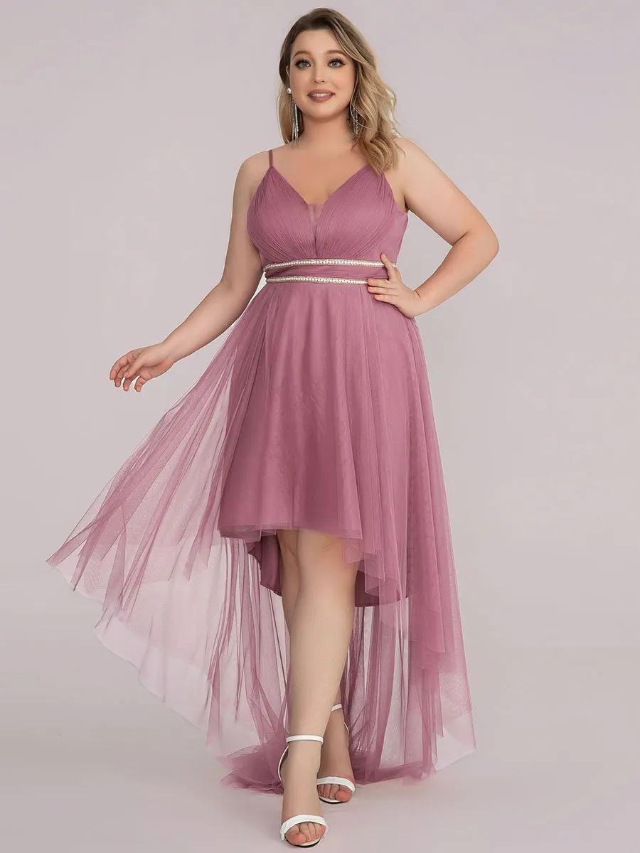 Plus Size Wholesale High Low Prom Dresses With Spaghetti Straps