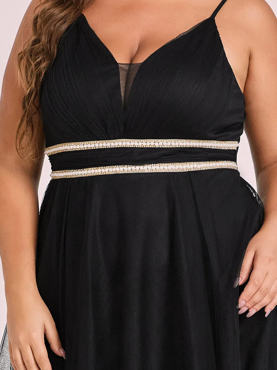 Plus Size Wholesale High Low Prom Dresses With Spaghetti Straps