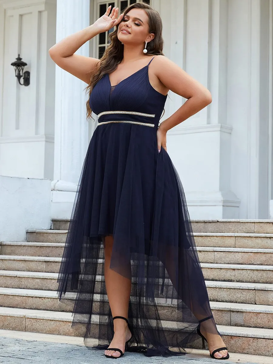 Plus Size Wholesale High Low Prom Dresses With Spaghetti Straps