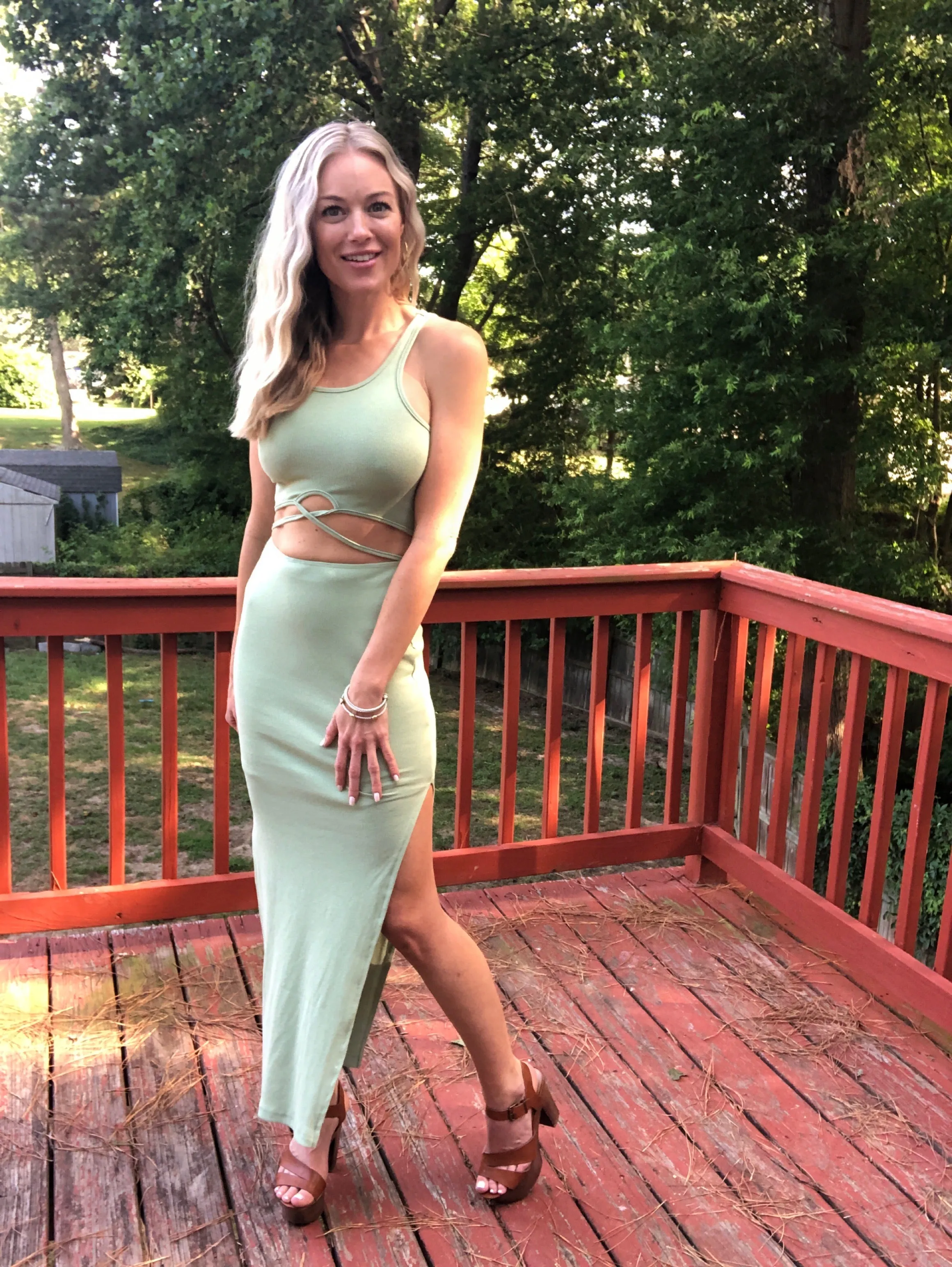 Sage Babe Dress