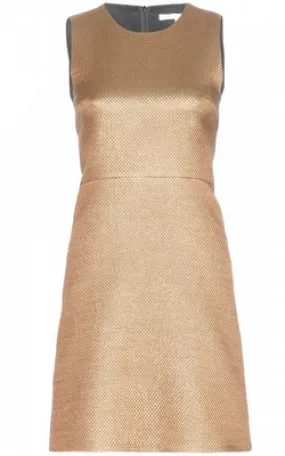 Wool Metallic Dress