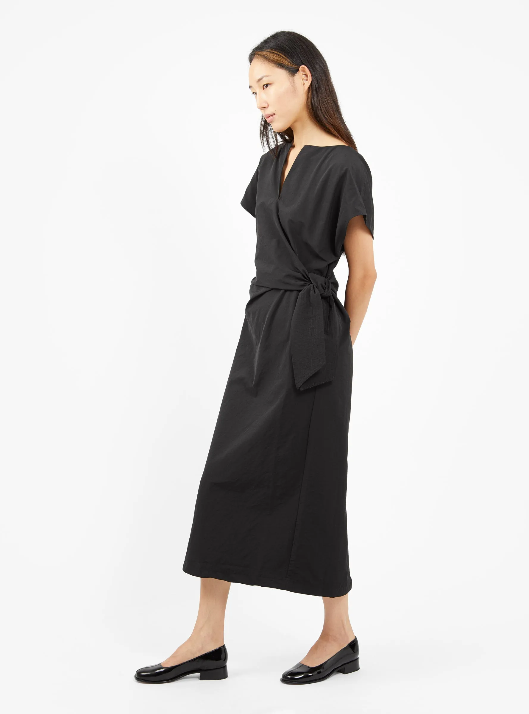 Yamibica Tie Dress Black